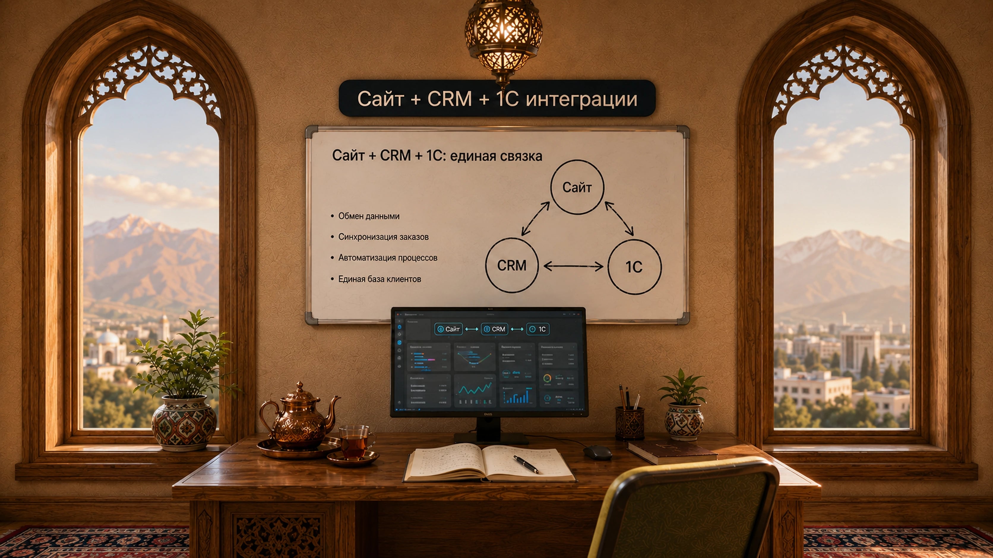 Сайт + CRM + 1С: единая связка